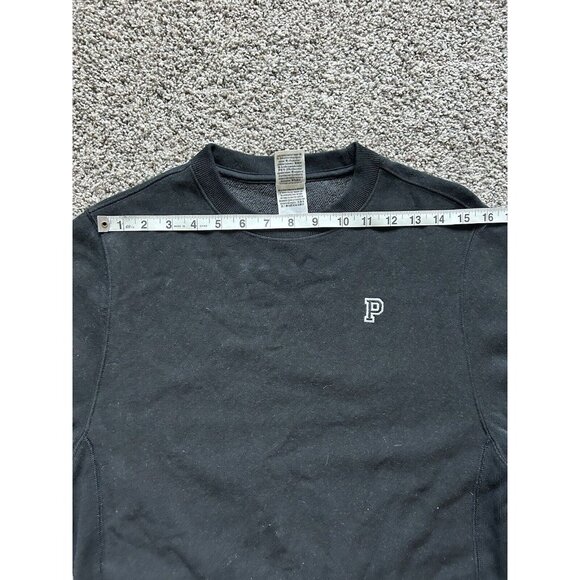 PINK Crewneck Cropped Black VS Sweatshirt XS Logo - Picture 3 of 7